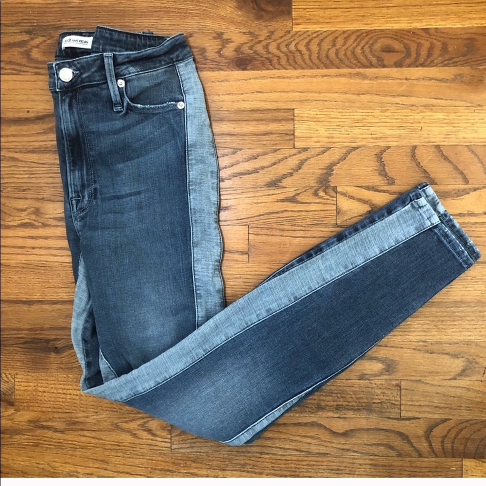 Good American | Good Waist Contrast Skinny Jeans - Picture 5 of 8